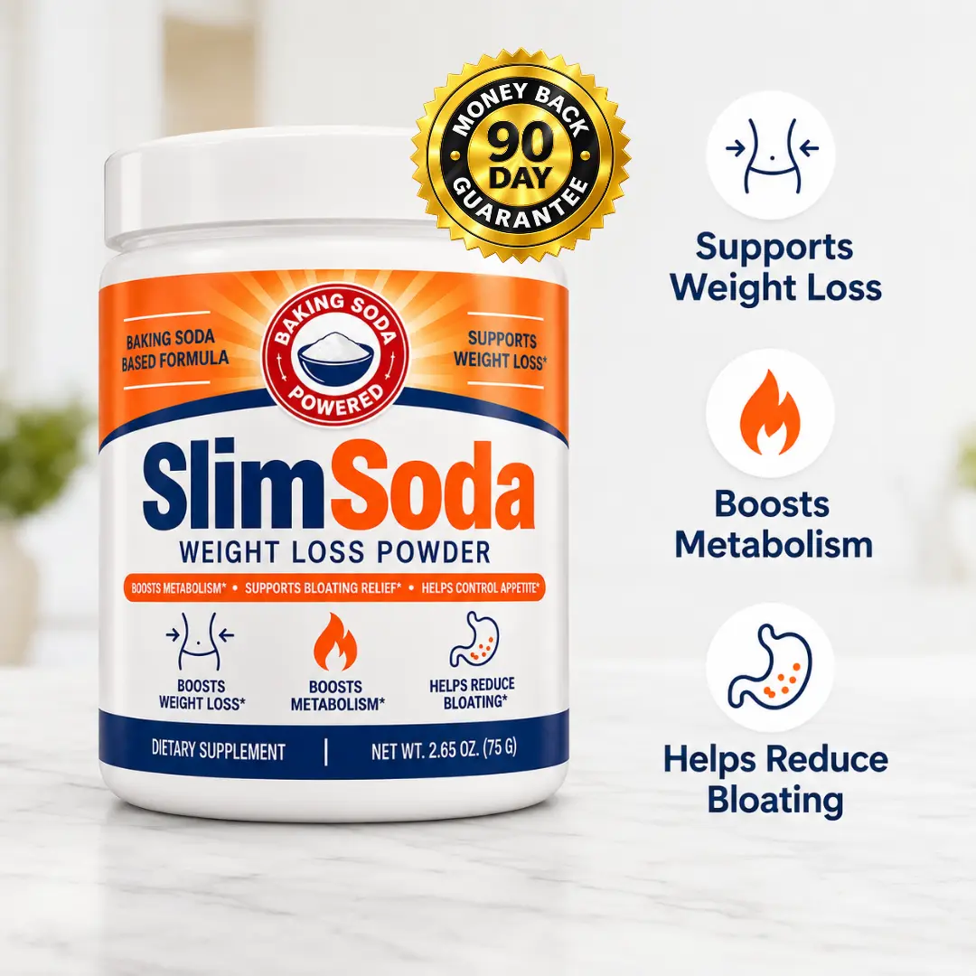 SlimSoda product powder container